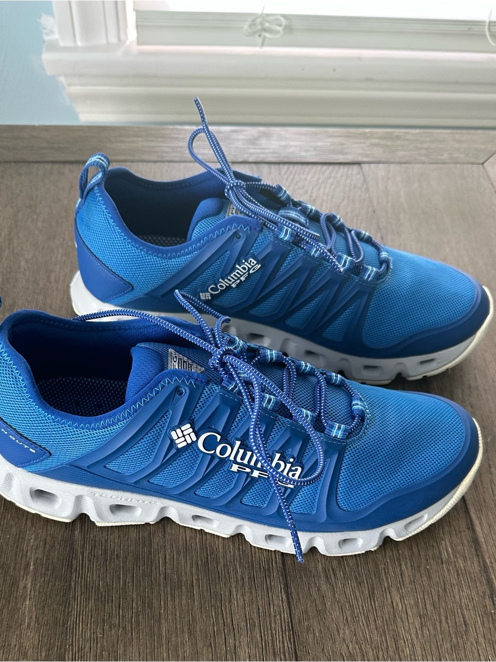Columbia Megavent II PFG Boat Shoes Men’s Size 9 Blue Water Sneakers Fishing